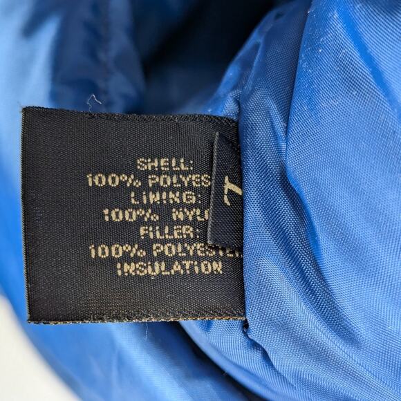 Forecaster of Boston Jacket Men’s Large Blue Insulated Zip Vintage Outerwear - Picture 3 of 5